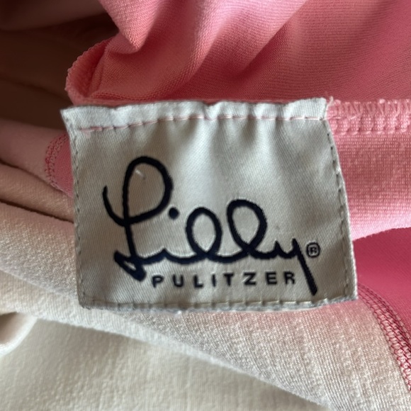 Vintage 1990s Lilly Pulitzer White Pink Tennis Dress - Picture 11 of 11